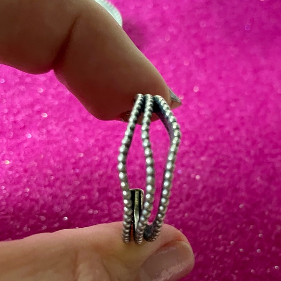 Or Paz Sterling Silver 1" Round Hoop Earrings - Picture 6 of 13